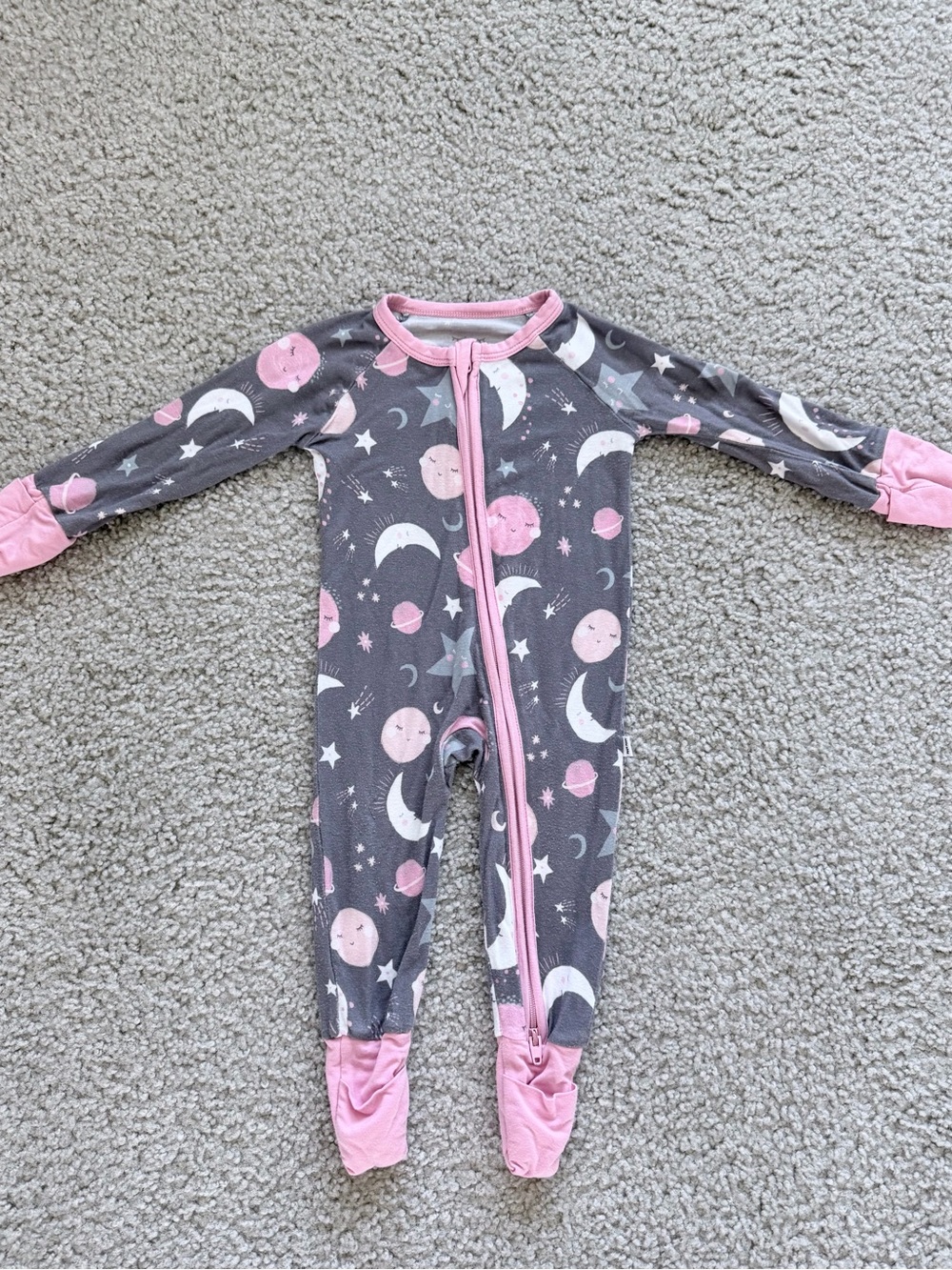 Little Sleepies “Moon & Back” Zippy